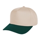 aerial view a natural with forest green two - tone strike zone cap, image 1 of 2