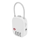aerial view a white frequent flyer luggage lock, image 1 of 3