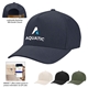 a group of aware(tm) recycled cotton cap with leatherette backstrap
