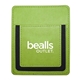 aerial view a lime adhesive tech pocket expandable phone wallet holder, image 1 of 2