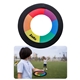 a black (ring) rainbow flying ring