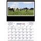 aerial view a black/holsteins picture farm calendar, image 1 of 2