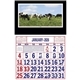 aerial view a black/holsteins picture large everyday farm memo, image 1 of 2