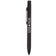 aerial view a black wellable(tm) recycled brass gel pen, image 1 of 3