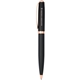 aerial view a black luxe recycled brass matte ballpoint, image 1 of 2