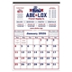 aerial view a group of commercial 12- sheet calendar, image 6 of 9