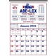 aerial view a group of commercial 12- sheet calendar, image 8 of 9