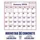 aerial view a group of home / office appointment calendar, image 3 of 4