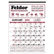 aerial view a group of contractors 12- sheet calendar, image 1 of 4