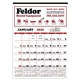 aerial view a group of contractors 12- sheet calendar, image 1 of 4