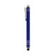 aerial view a blue ritchey recycled aluminum gravity pen stylus, image 1 of 4