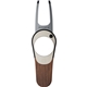 aerial view a walnut pitchfix woodie divot tool, image 1 of 2