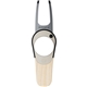 aerial view a light ash pitchfix woodie divot tool, image 1 of 2