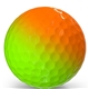 aerial view a shade orange yellow vice pro plus golf balls, image 1 of 2