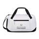 aerial view a white rally recycled sport duffel, image 1 of 5