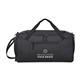 aerial view a black rally recycled deluxe sport duffel, image 1 of 9