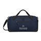 aerial view a navy rally recycled deluxe sport duffel, image 1 of 9