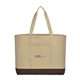 aerial view a beige ivy aware(tm) recycled cotton carry - all tote, image 1 of 5