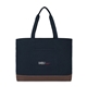 aerial view a navy ivy aware(tm) recycled cotton carry - all tote, image 1 of 5