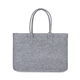 aerial view a light grey out of the woods(r) feltshopper tote, image 1 of 6