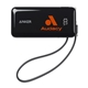 aerial view a black anker power bank (10k, fusion, built - in cable), image 1 of 5