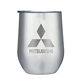 aerial view a steel 12 oz double wall vacuum wine cup, image 1 of 5