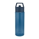 aerial view a translucent navy 24 oz monterey rpet bottle, image 1 of 3