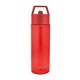 aerial view a translucent red 24 oz monterey rpet bottle, image 1 of 3
