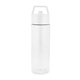 aerial view a translucent white 24 oz monterey rpet bottle, image 1 of 3