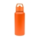 aerial view a orange 32 oz jasper recycled stainless steel bottle, image 1 of 4