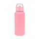 aerial view a pink 32 oz jasper recycled stainless steel bottle, image 1 of 4