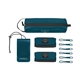 a group of osprey luggage customization kit