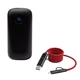 aerial view a group of 10, 000 mah power bank quick charging cable kit, image 2 of 2