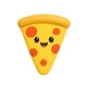 aerial view a pizza pizza stress reliever, image 1 of 3