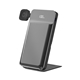 aerial view a black magcharge trio powerbank, image 1 of 5