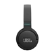 aerial view a black jbl tune 670nc wireless on - ear active noise - cancelling headphones, image 1 of 8