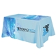 a group of flat all over dye sub table cover - 4- sided, fits 6 table
