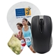a group of ribbon shaped dye sublimated computer mouse pad