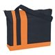 Promotional 600D Polyester Tri - Band Tote Bag