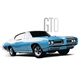 aerial view a group of classic muscle cars calendar, image 12 of 23