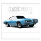 aerial view a group of classic muscle cars calendar, image 8 of 23
