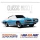 aerial view a group of classic muscle cars calendar, image 9 of 23