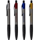 a group of two - tone metal pen with silicone grip