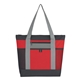 Tri - Color Polyest Tote Bag