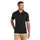 aerial view a black travismathew coto performance polo, image 1 of 5