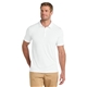 aerial view a white travismathew coto performance polo, image 1 of 5