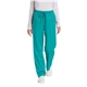 aerial view a teal blue wink womens workflex cargo pant, image 1 of 5