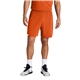 aerial view a deep orange/ whitec sport - tek club 7 short, image 1 of 5