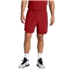 aerial view a deep red/ white sport - tek club 7 short, image 1 of 5