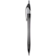 aerial view a translucent black with blue ink javalina jewel(r) ballpoint pen, image 1 of 2